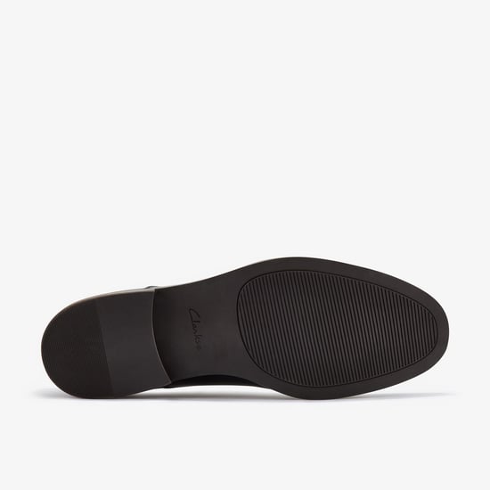 Banstead Spitze Schwarze Leder Schuhe - Image 3
