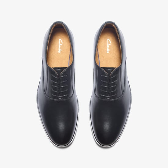 Banstead Spitze Schwarze Leder Schuhe - Image 6