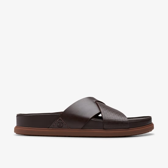 Torford Cross braune Leder-Sandalen - Image 1
