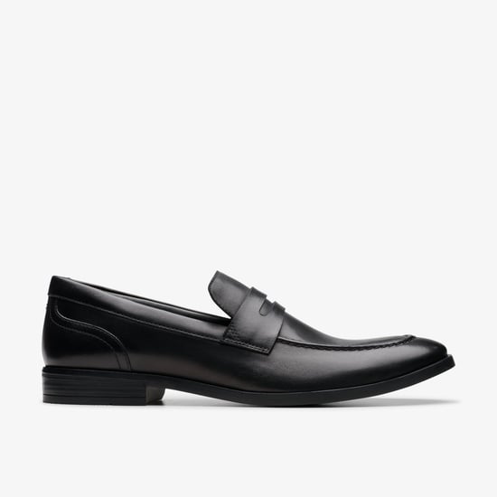 Brandon Schritt Schwarze Lederschuhe - Image 1