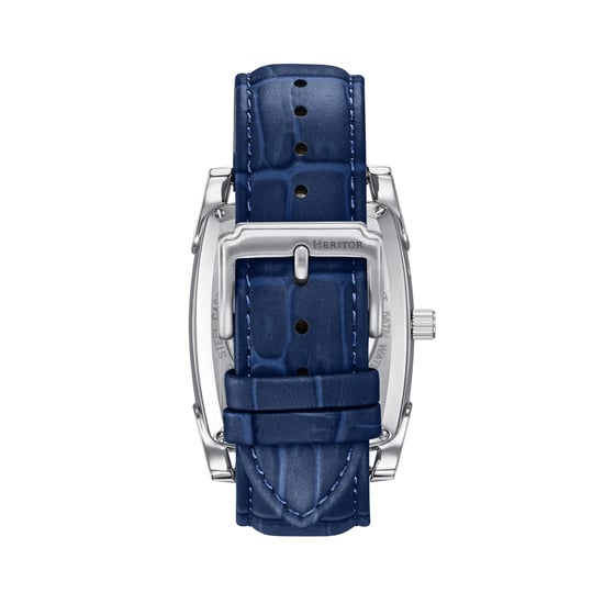 Heritor Automatikuhr Valentin mit Lederarmband und Datum - Image 2