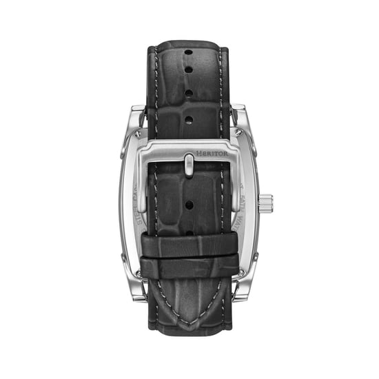 Heritor Automatikuhr Valentin mit Lederarmband und Datum - Image 2