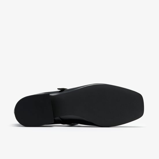 Seren30 Schnalle Schwarze Lackschuhe - Image 3