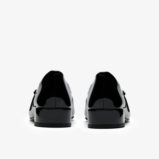 Seren30 Schnalle Schwarze Lackschuhe - Image 5
