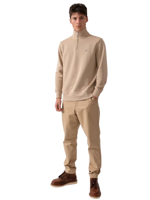 Gant | Herren Shield Halbzip Sweatshirt - Image 4