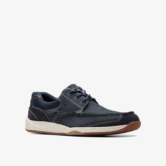 Allston Edge Navy Nubukschuhe - Image 3