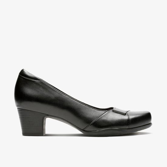 Rosalyn Belle Schwarze Leder Schuhe - Image 1