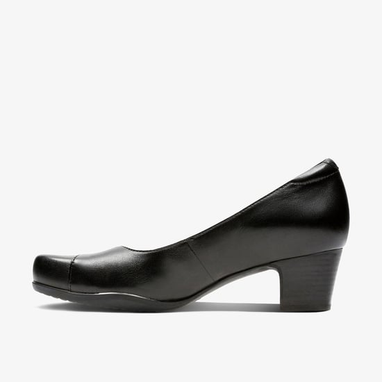Rosalyn Belle Schwarze Leder Schuhe - Image 2