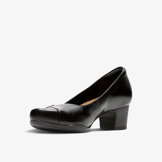 Rosalyn Belle Schwarze Leder Schuhe - Image 4