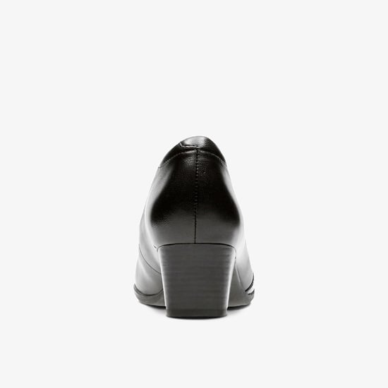 Rosalyn Belle Schwarze Leder Schuhe - Image 5