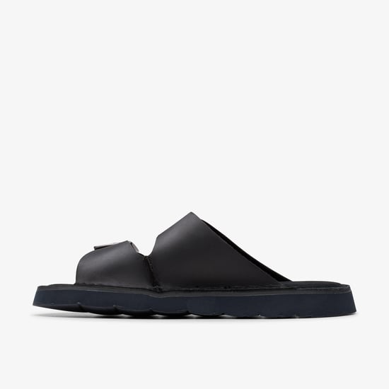 Solsbury Riemen Schwarze Leder-Sandalen - Image 2