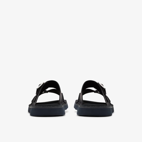 Solsbury Riemen Schwarze Leder-Sandalen - Image 5