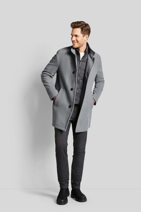 Bugatti Herren Mantel mit Stehkragen - Image 4