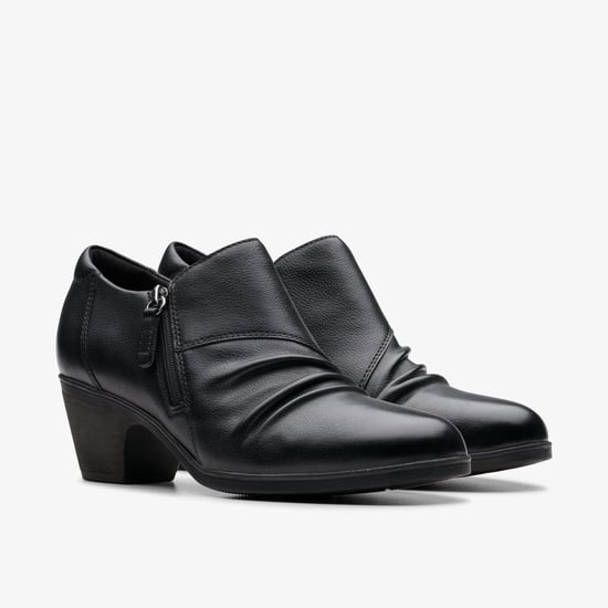Emily2 Braley schwarze Leder Schuhe - Image 4