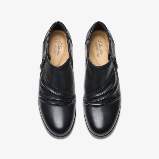 Emily2 Braley schwarze Leder Schuhe - Image 6