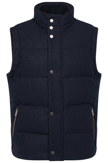 Bugatti Herren Steppweste in moderner Flanell-Optik - Image 3