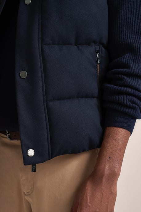 Bugatti Herren Steppweste in moderner Flanell-Optik - Image 5