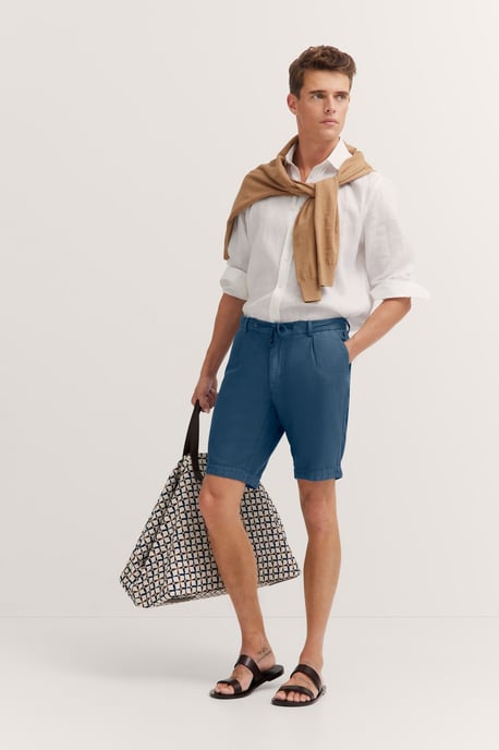 Bugatti Herren Bermuda aus Leinen-Baumwollmix - Image 4