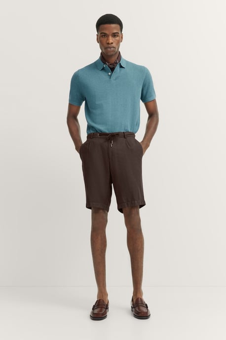 Bugatti Herren Bermuda aus Leinen-Baumwollmix - Image 4