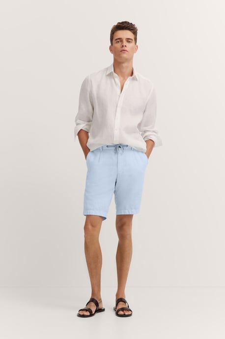 Bugatti Herren Bermuda aus Leinen-Baumwollmix - Image 4