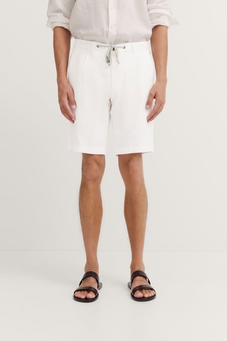 Bugatti Herren Bermuda aus Baumwoll-Leinen-Mix - Image 1