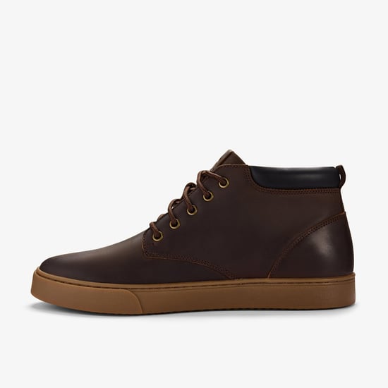 Lockton Mittelbraune Ölige Lederstiefel - Image 2