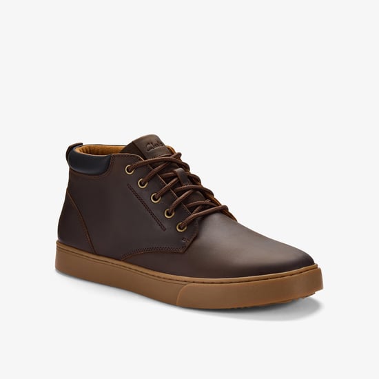 Lockton Mittelbraune Ölige Lederstiefel - Image 5