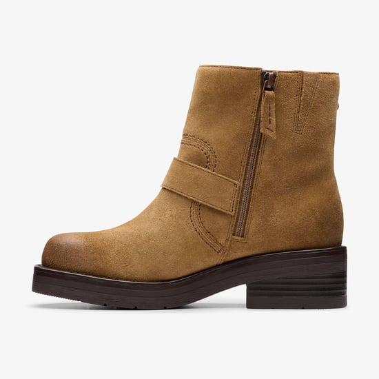Rebelle Schnalle Walnuss Wildleder Stiefel - Image 2