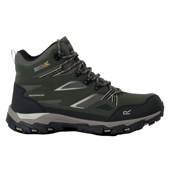 Regatta - Herren Wanderstiefel "Holcombe III" (Dunkel-Khaki/Goldener Sand) - Image 1