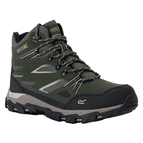 Regatta - Herren Wanderstiefel "Holcombe III" (Dunkel-Khaki/Goldener Sand) - Image 4