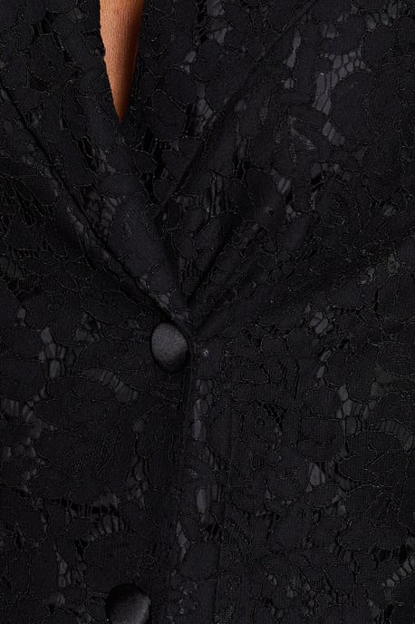 Lace Blazer Dress - Image 5