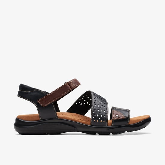 Kitly Way schwarze Leder-Sandalen - Image 1
