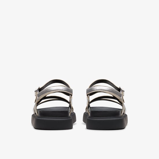 Aristella Rose Silber Metallische Sandalen - Image 5