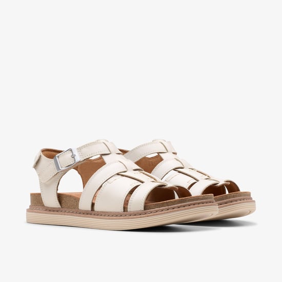 Arwell Sonnencreme Leder Sandalen - Image 4
