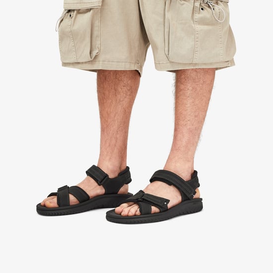 Wesley Shore Schwarze Leder Sandalen - Image 2