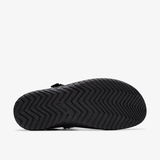 Wesley Shore Schwarze Leder Sandalen - Image 4