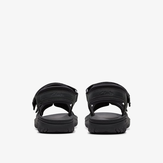 Wesley Shore Schwarze Leder Sandalen - Image 6