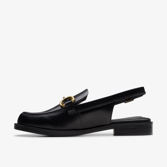 Straven Sling Schwarze Leder Schuhe - Image 2