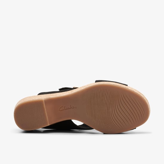 Giselle Taube Schwarze Nubuk-Sandalen - Image 3