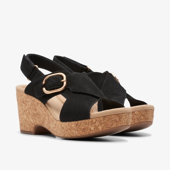 Giselle Taube Schwarze Nubuk-Sandalen - Image 4