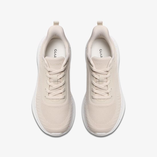 Izza Strick Creme Sneakers - Image 6