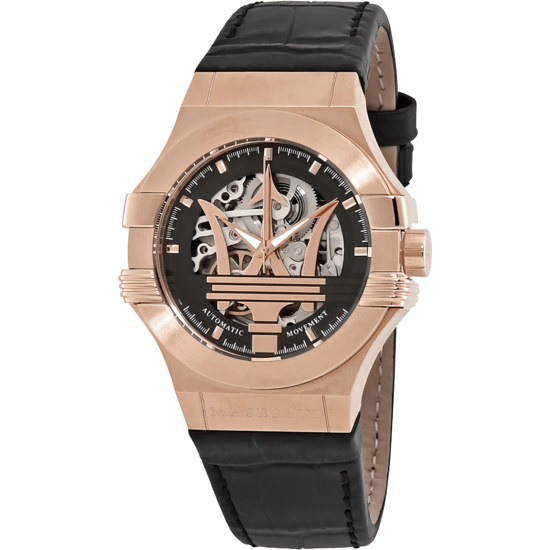 Maserati R8821108025 Automatik-Skelettuhr für Herren in Roségold und Schwarz - Image 2