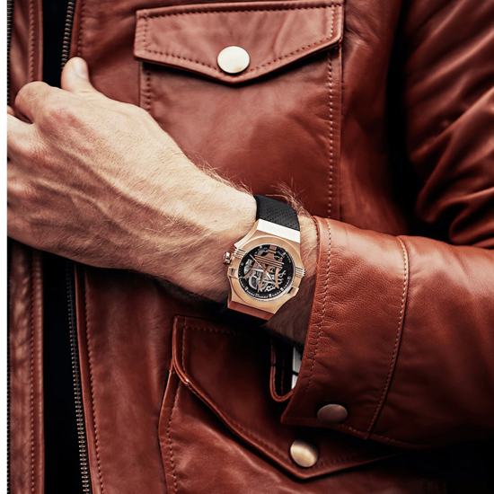 Maserati R8821108025 Automatik-Skelettuhr für Herren in Roségold und Schwarz - Image 5