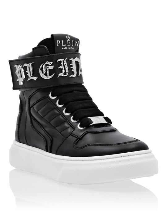 Philipp Plein Läufer Sneaker Gothic Plein - Schwarz - Image 1