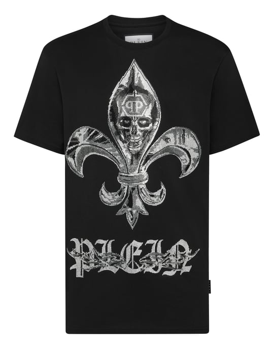Philipp Plein T-Shirt mit Rundhalsausschnitt Ss Chrome - Schwarz - Image 1