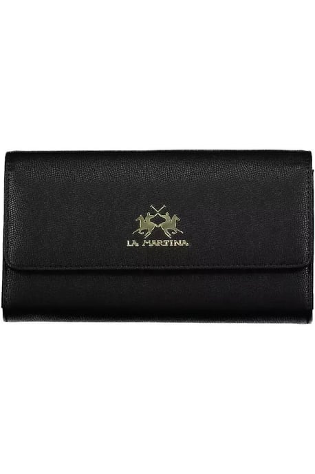 Geldbörse aus schwarzem Leder - Image 1