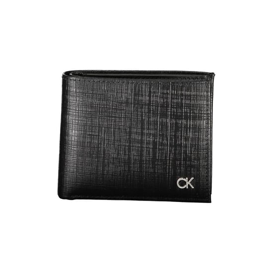 Calvin Klein Bifold-Geldbörse aus strukturiertem Leder - Schwarz - Image 1