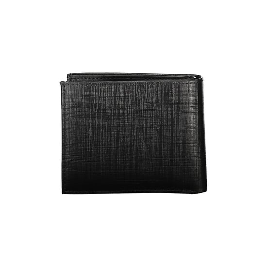 Calvin Klein Bifold-Geldbörse aus strukturiertem Leder - Schwarz - Image 2