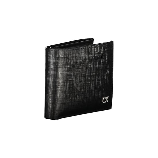 Calvin Klein Bifold-Geldbörse aus strukturiertem Leder - Schwarz - Image 3