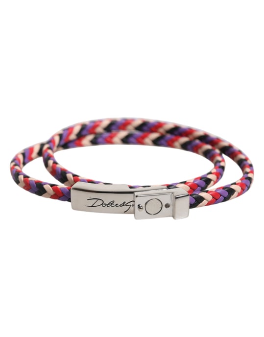 Geflochtenes Lederarmband mit Magnetverschluss - Image 6